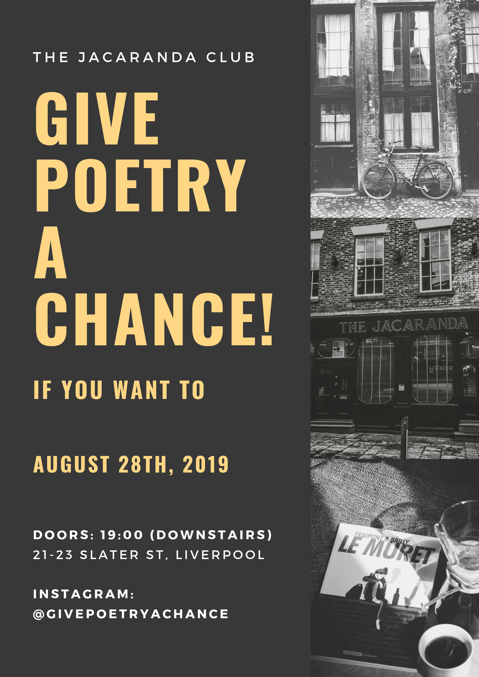 Give Poetry A Chance - August 2019