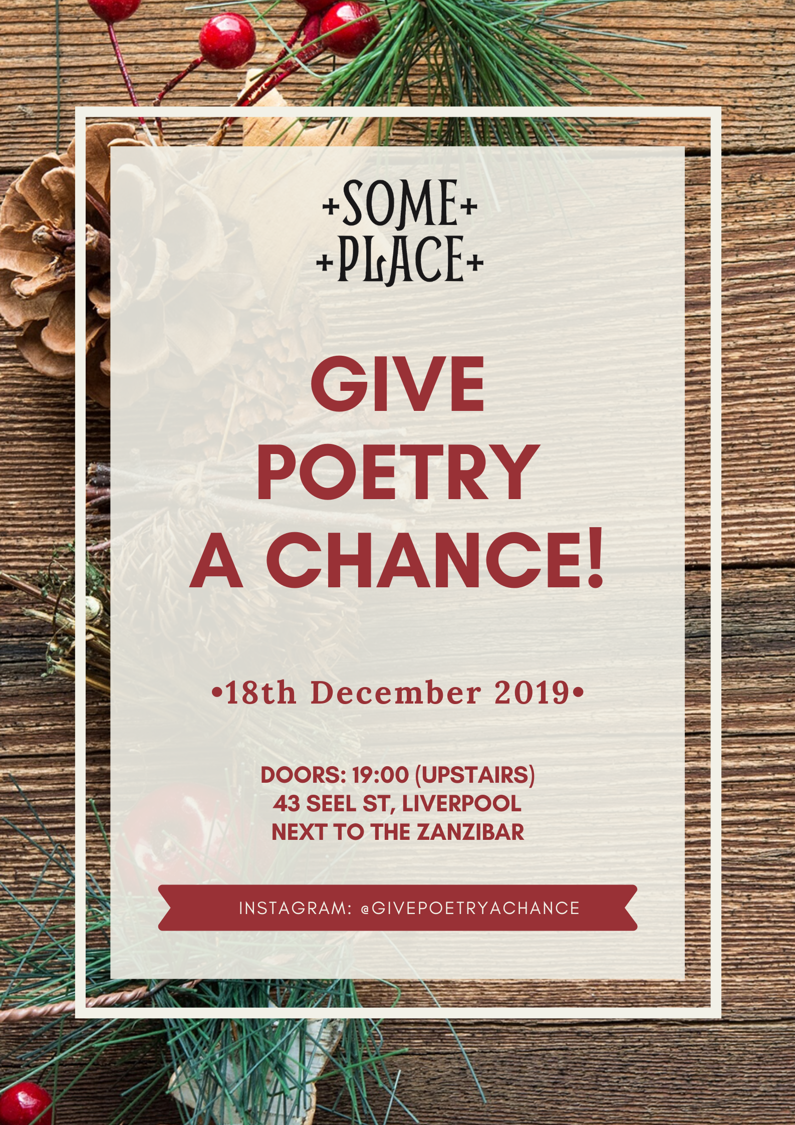 Give Poetry A Chance - December 2019