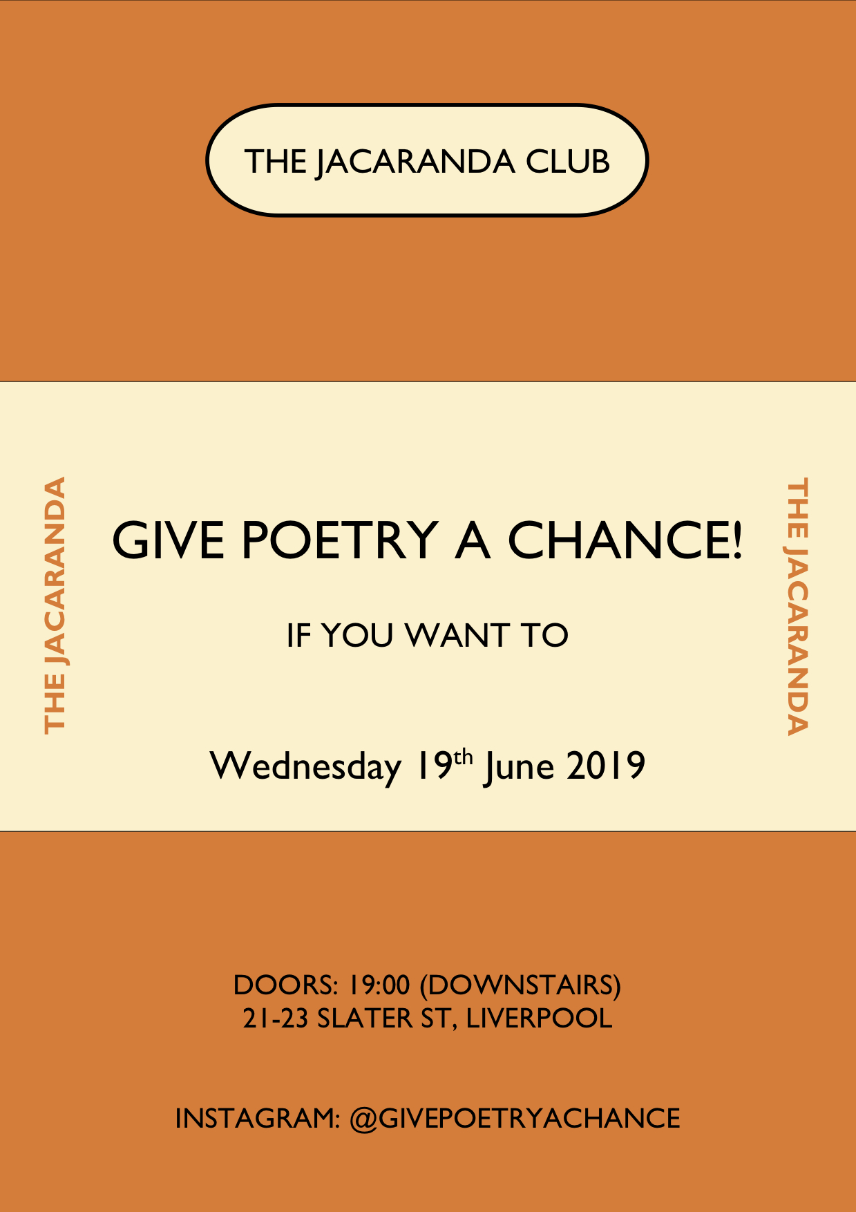 Give Poetry A Chance - June 2019
