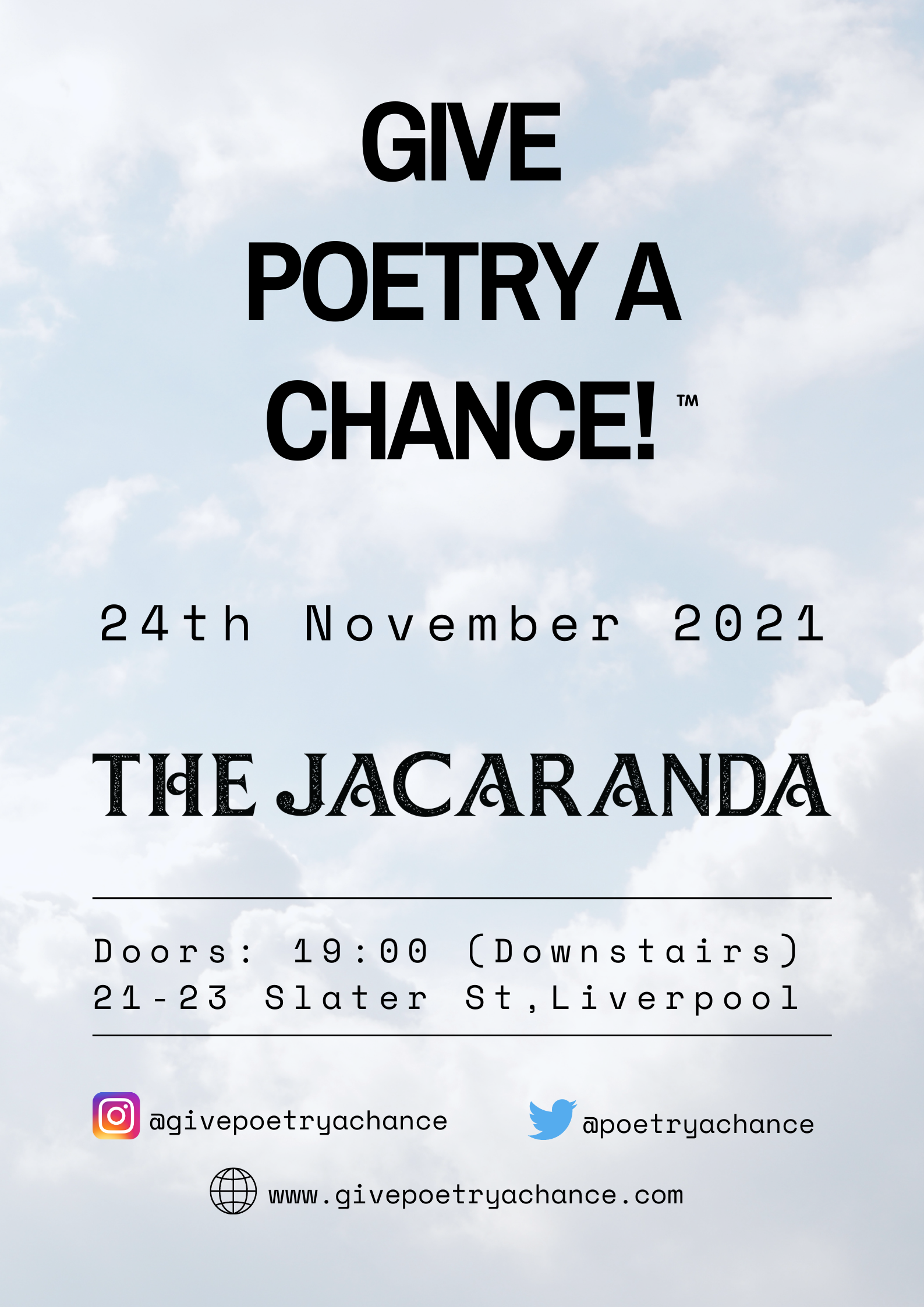 Give Poetry A Chance - November 2021