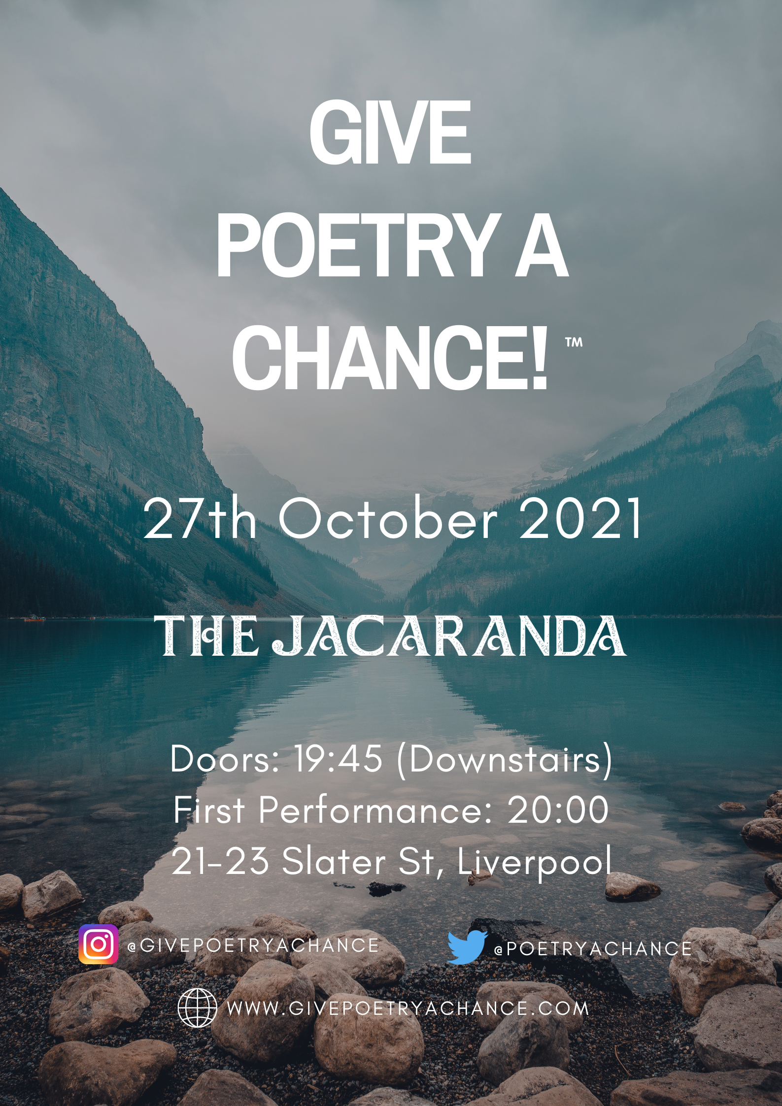 Give Poetry A Chance - October 2021