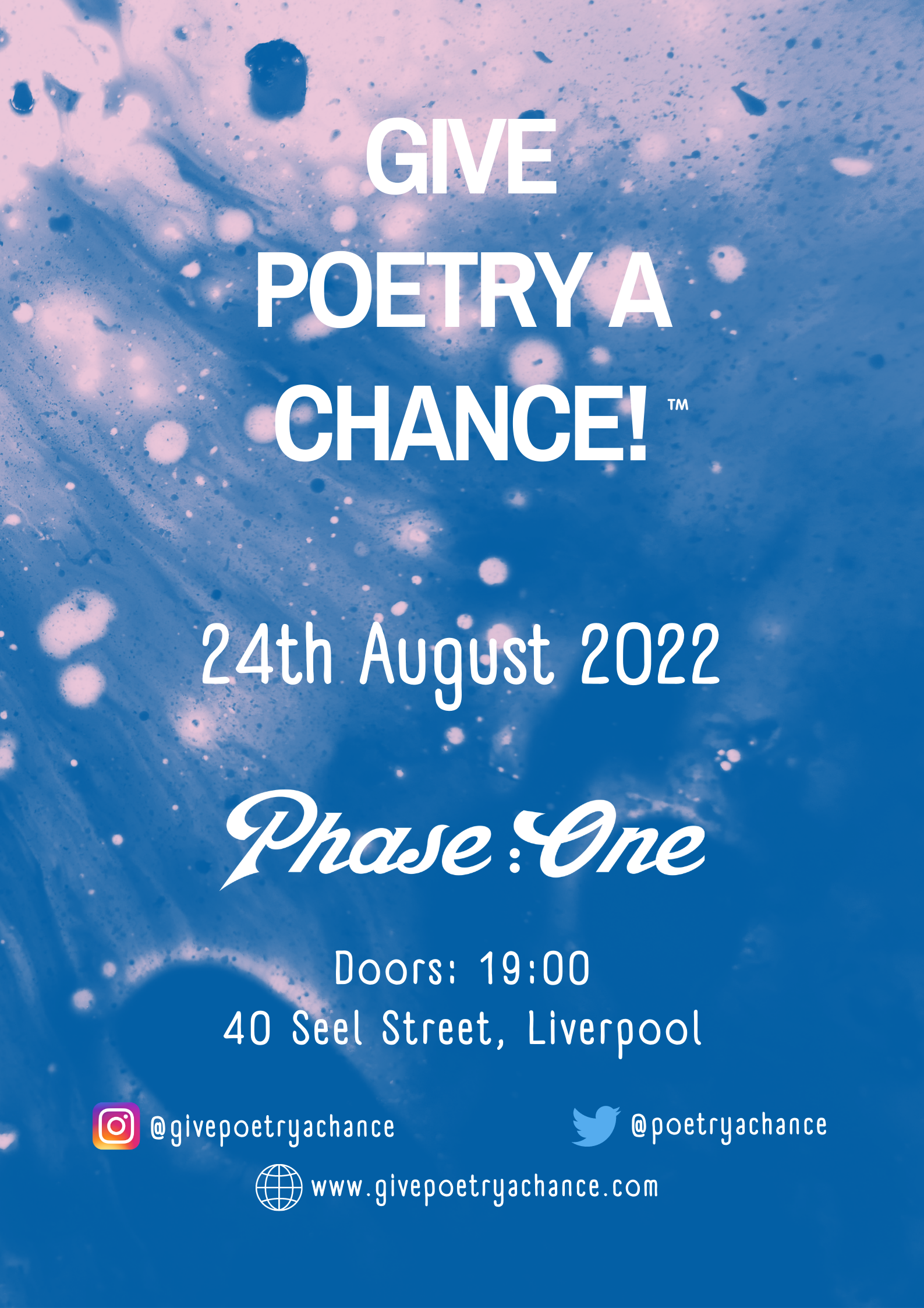Give Poetry A Chance - August 2022