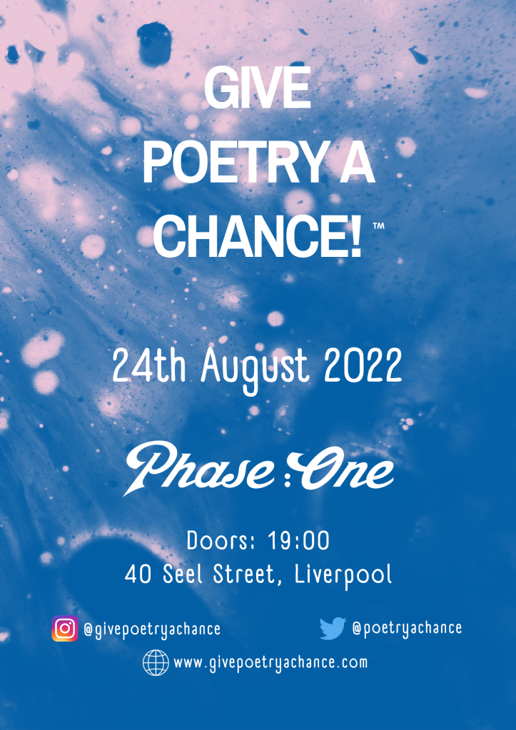 Give Poetry A Chance - August 2022
