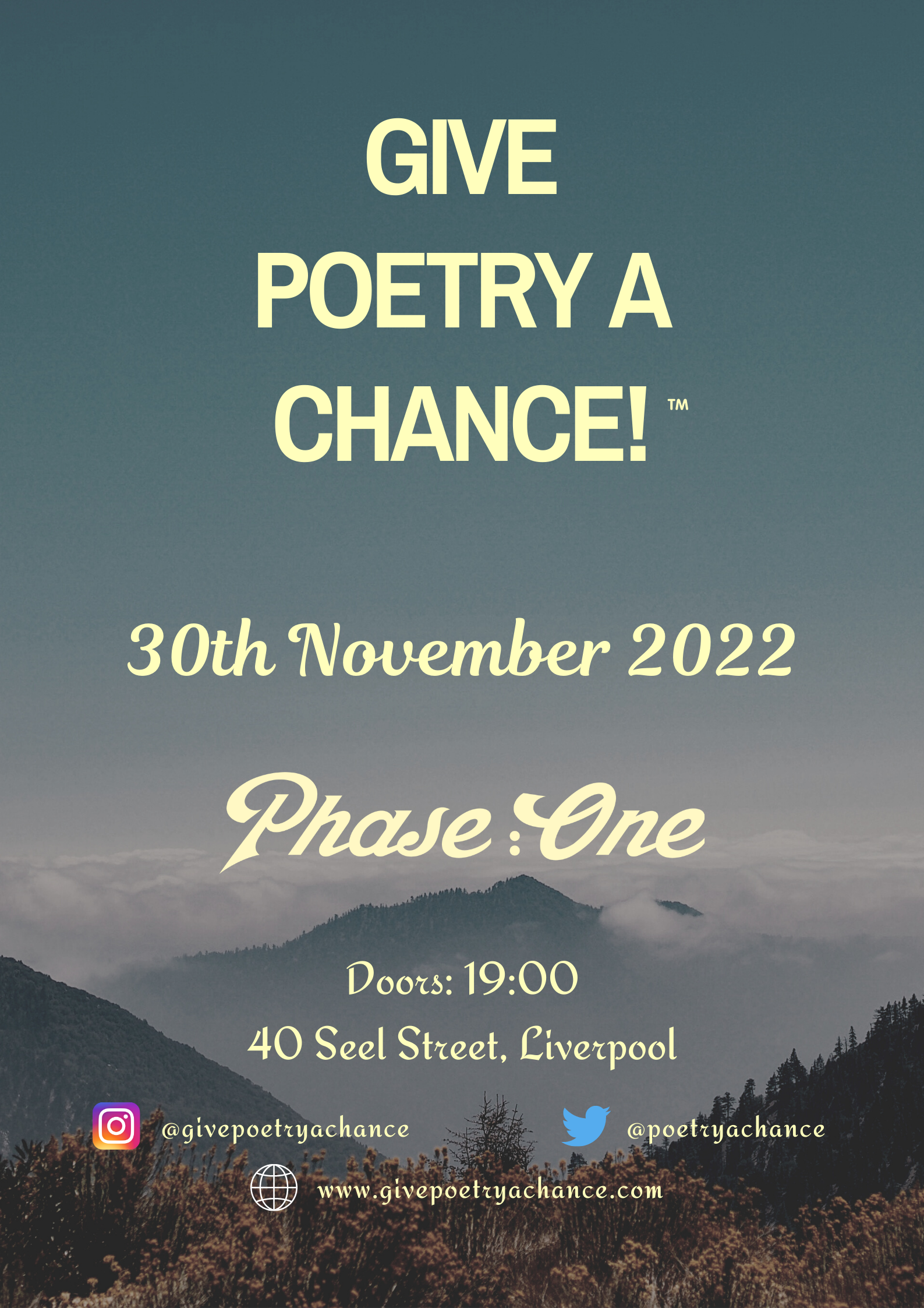 Give Poetry A Chance - November 2022