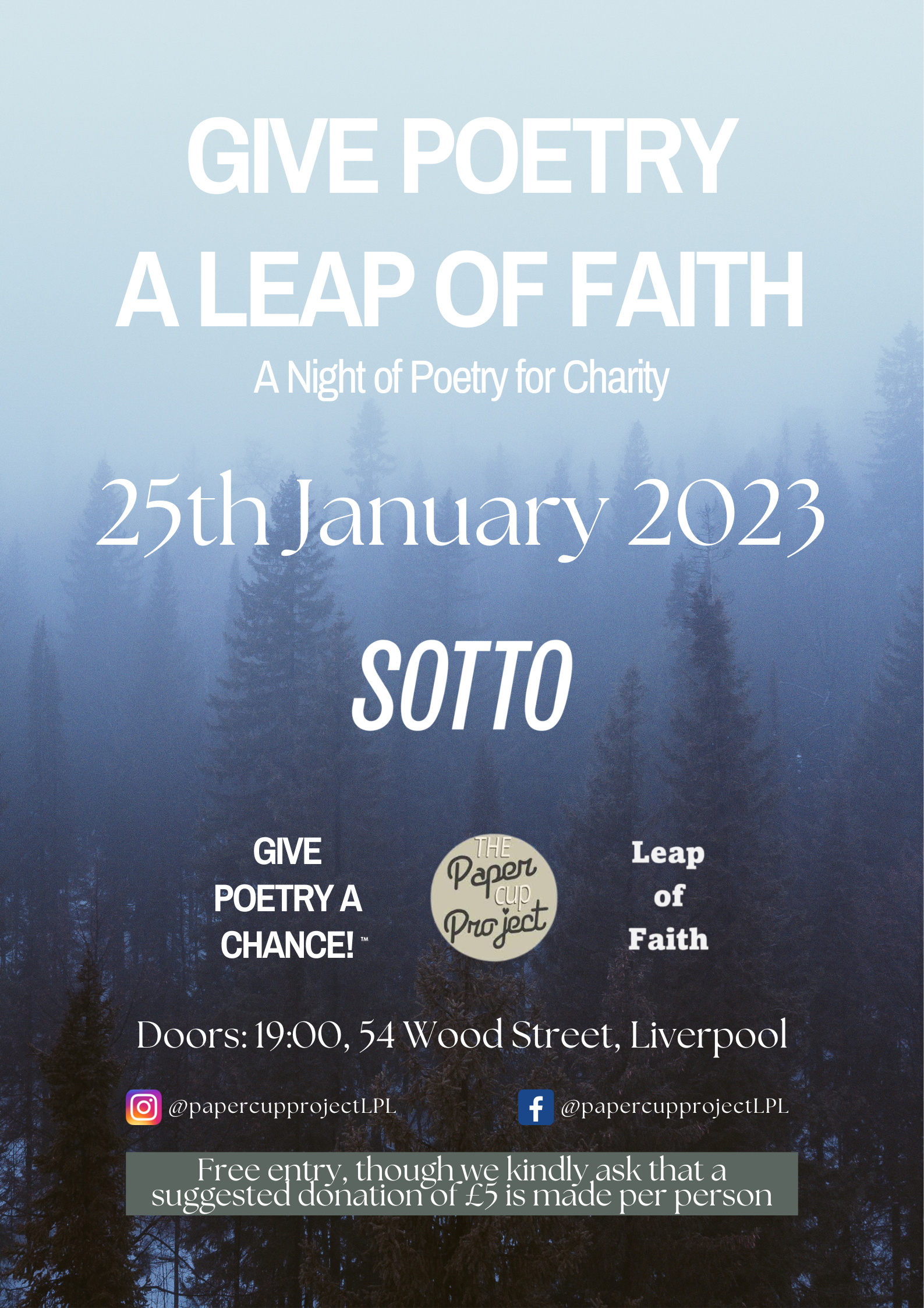 Give Poetry A Leap Of Faith - January 2023